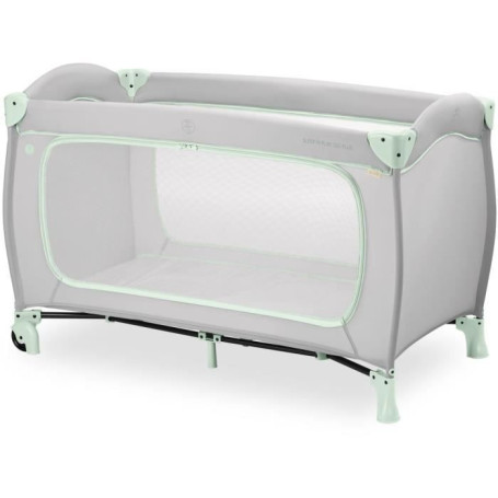Lit de voyage - HAUCK - SLEEP N PLAY GO PLUS - 60 x 120 cm - Des la naissance - Pliable - Roulettes - Dusty Mint