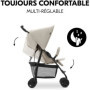 HAUCK - Poussette canne - SPORT - Pliable & inclinable - Capote Pare-Soleil - 4 roues - Bleu
