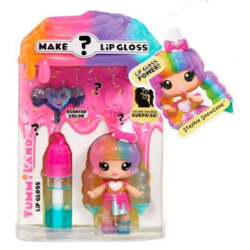 Yummiland Lip Gloss Doll - Color Change Combo- Stephie Snowcone