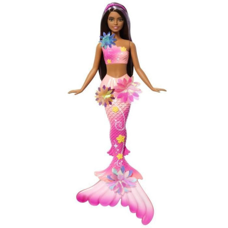 Barbie - Sirene Fleur Magique - Poupée aux longs cheveux bruns - Barbie - JDM73 42,83 €