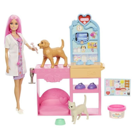 Barbie - Coffret La Clinique vétérinaire de Barbie - Poupée et accessoires - Barbie - JFX93 65,69 €