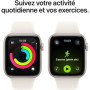 Apple Watch SE 3 GPS + Cellular - 44mm - Boîtier Starlight Aluminium - Bracelet Starlight Sport Band - M/L 426,17 €