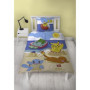Parure de lit - POKEMON - Pikachu et ses amis a la plage - Microfibre - 1 housse de couette 140 x 200 cm + 1 taie 63 x 63 cm