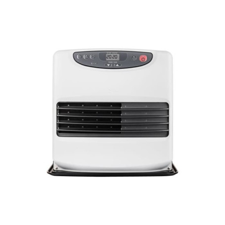 Poele a pétrole électronique - QLIMA - SRE 9046C2 - Jusqu'a 54 m² - Réservoir 9L - Silencieux - Noir et Blanc