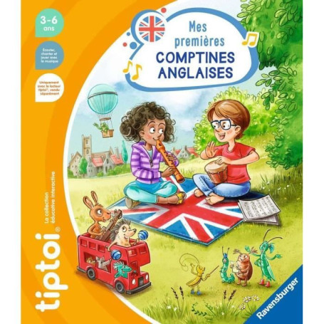 tiptoi, Livre interactif, Mes premieres comptines anglaises, 3 ans, 13099011, Ravensburger
