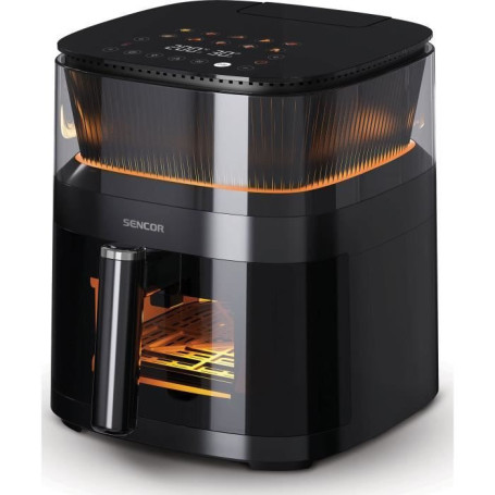 Friteuse a air chaud - SENCOR - SFR 5050BK - Capacité 5 L - 10 programmes de cuisson - 1500 W - Noir