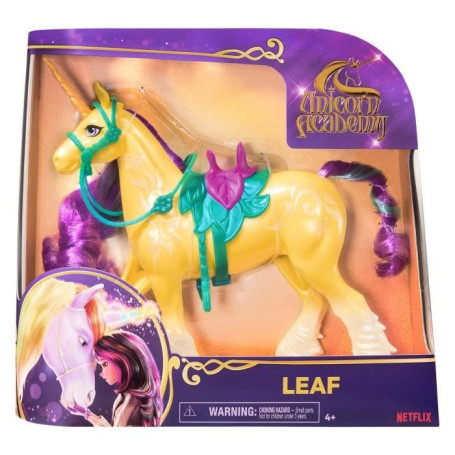 Unicorn Academy - Leaf - Licorne 28cm - des 4 ans - L'École des Licornes