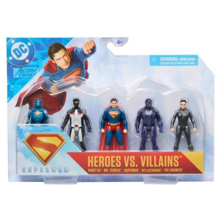 Multipack figurines 8 cm - des 4 ans - Superman le film
