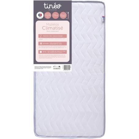 Matelas bébé climatisé - 70 x 140 cm - Epaisseur 11 cm - TINEO