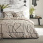 Parure de couette - TODAY - Sunshine 0.20 - 220x240cm - 2 personnes - Imprimée - Coton 57 fils