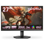 KOORUI Ecran PC Gamer 27 Pouces, Ecran PC Gaming 200Hz, Fast IPS, Adaptive Sync, QHD (2560x1440), 1ms, HDR 400, VESA 75x75mm, HD