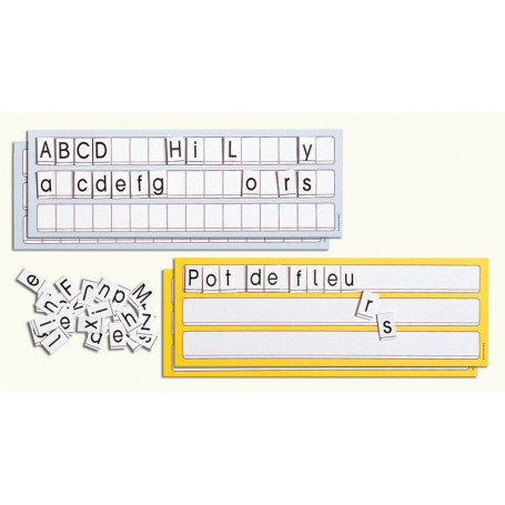 Planches et lettres magnétiques