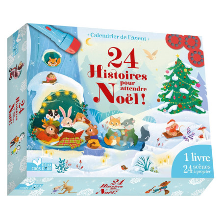 24 histoires pour attendre Noel - coffret lampe