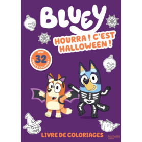 Bluey - Livre de coloriages - Hourra ! C'est Halloween !
