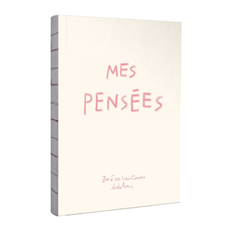 Carnet petit Mes pensées, de Zoé de Las Cases