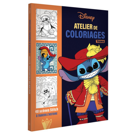 DISNEY TEENS - Atelier de coloriages - Stitch à travers l'Histoire
