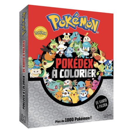 Pokémon - Pokedex à colorier de Kanto à Paldea