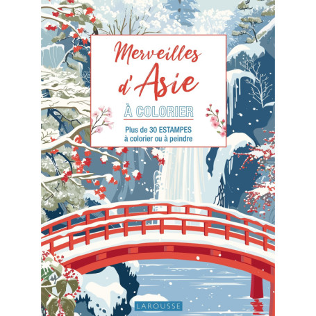 Affiches à colorier : Merveilles d'Asie