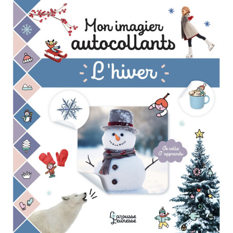 Mon imagier autocollants - L'hiver