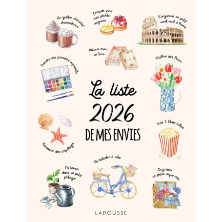 La liste 2026 de mes envies