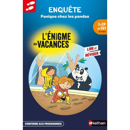Enigmes des Vacances CP-CE1 Panique chez les pandas