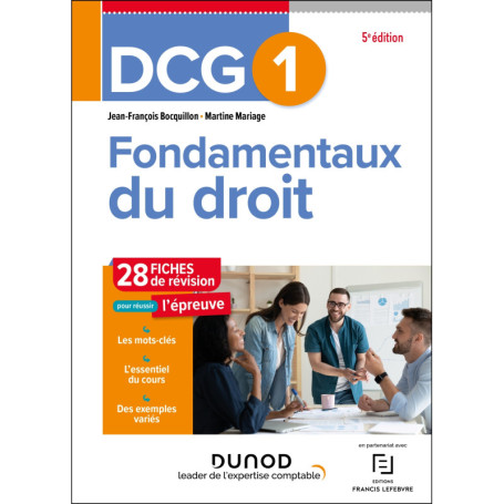 DCG 1 - Fondamentaux du droit - Fiches - 5e éd.