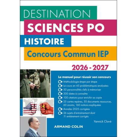 Destination Sciences Po Histoire - Concours commun IEP - 2026-2027