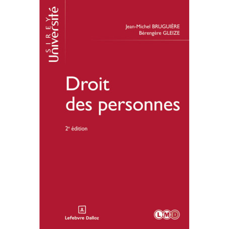 Droit des personnes. 2e éd.