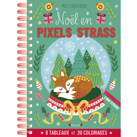 Noël en pixels strass