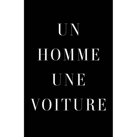 Un homme, une voiture