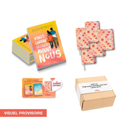 Colis 5 ex. Vingt-quatre secondes avant nous + prime carnet MILAN 2025
