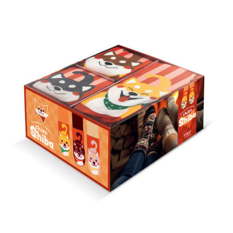 Coffret Les goûters de la famille chiens shiba