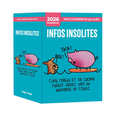 Mon calendrier 2026 - Infos insolites
