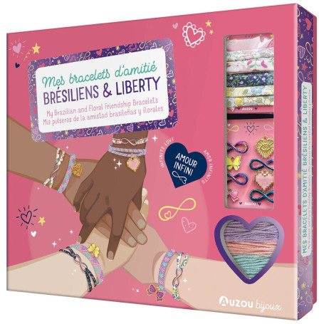 Mes bracelets d'amitié brésiliens et liberty - Amour infini