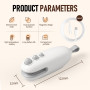 Mini Scelleur, Mini Scelleur Sac Plastique Portable, Thermoscellant 2 en 1 Rechargeable, Scellant Alimentaire avec Cable USB, Po