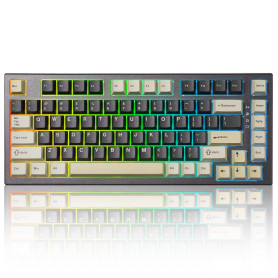 YUNZII RT80 Rapid Trigger Hall Effect Magnetic Switch Clavier De Jeu,75% RGB Mécanique BT/2.4Ghz/Wired,Mount Hot Swap Adjustable