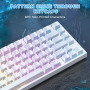 ATTACK SHARK R82 HE Clavier 8000Hz Rapid Trigger, Clavier Gamer Filaire RGB 75% avec Précision RT de 0,005 mm avec Interrupteur 