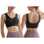 Memoryee Lot de 3 Soutiens-Gorge de Sport Femme sans Armatures Grande Taille Football Running Yoga Brassière Tenue Vêtements