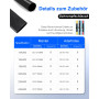 Câble électrique 24AWG 2 x 0,23mm² UL2464-5 mètres - Câble 2 conducteurs en cuivre étamé-300V-Idéal pour éclairage LED automobil