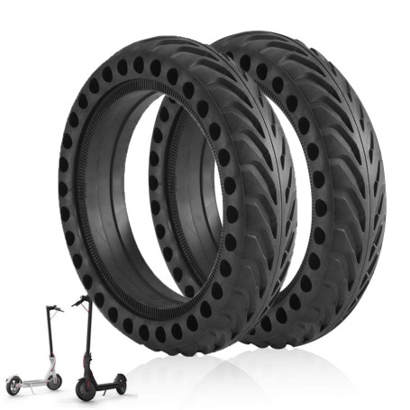 ANSENI Pneu Plein Xiaomi M365, 1S,Essential, Pro, Pro2 Roue Trottinette Electrique Pneu de Remplacement Pour Scooter Electrique,