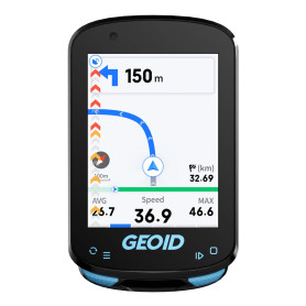 GEOID CC600 Compteur Vélo sans Fil, Navigation, Écran Couleur 2,4 Pouces, Entraînement Cycliste, Multilingue, IPX7, WiFi&Bluetoo