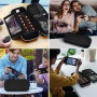 ivoler Etui pour Nintendo Switch 2 Model (2025), Housse Sacoche de Transport à Coque Rigide Anti Choc Pochette avec Espace, 12 C