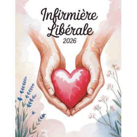 Agenda Infirmière Libérale 2026: Organisateur de tournée journalier, Grand format, 1 jour par page de 5h à 22h45 avec intervalle