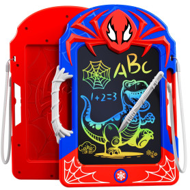 Kidluna Tablette LCD Dessin avec Stylet Web & Poignée, Ardoise Magique Effaçable Enfant 2-8 Ans, Jouet Cadeau Garçon 2 3 4 5 6 7