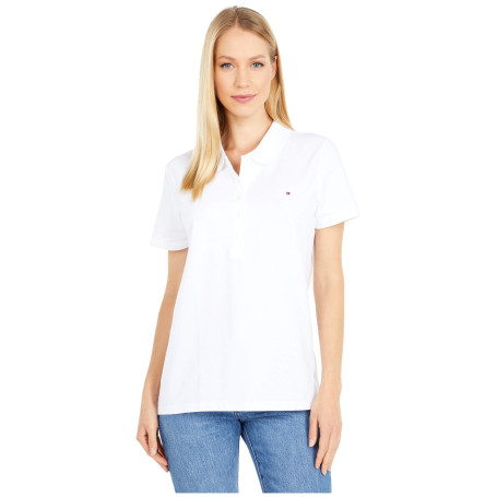 Tommy Hilfiger Polo Uni pour Femme T-Shirt
