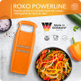 Börner Roko PowerLine Coupe-Légumes • Coupe-Julienne pour Fruits et Légumes • Râpe Julienne pour Fines Lamelles • Râpe Fine à Lé
