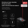 HOTO Télémètre Laser Numérique Bluetooth, Mètre Laser Rechargeable, 0,05 – 30m, Précision ±2 mm, m/ft Unités Commutables, Charge