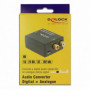 Convertisseur audio DELOCK Toslink - RCA Noir 39,99 €
