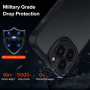 ivoler Coque Mat pour iPhone 11 Pro 5.8 Pouces, [Protection Antichoc Militaire] Arrière Translucide Étui de Protection Mince Ant