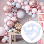 Hileyu Cube de Mesure de Ballon Pliable en Plastique - 11 Trous Outil pour Décorations d'Anniversaire, Mariage et Fête